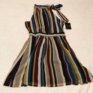 Colorful Halter Dress